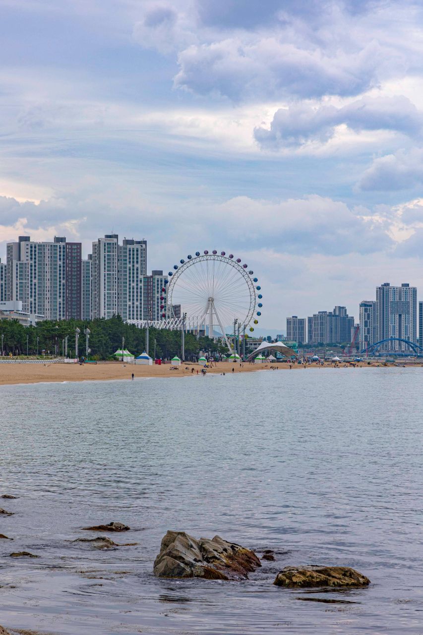 Sokcho Ferris Wheel & Beach View